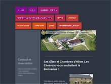 Tablet Screenshot of leschesnais.com